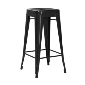 Black Metal Bar Stool